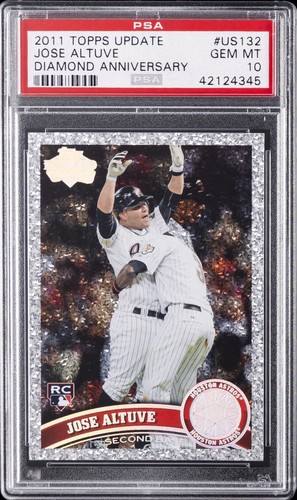 2011 Topps Update Jose Altuve [Diamond Anniversary] #US132 card