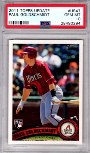 2011 Topps Update Paul Goldschmidt #US47 card