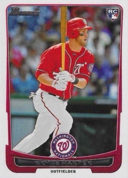 2012 Bowman Draft Bryce Harper #10 card