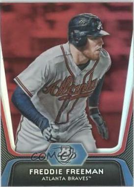2012 Bowman Platinum Freddie Freeman #98 card