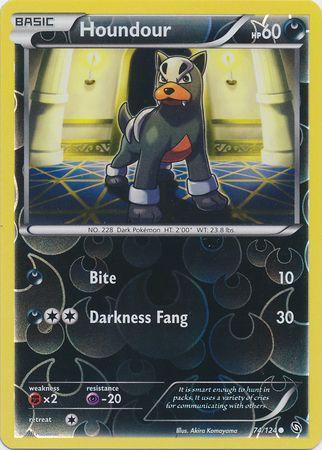 2012 Dragons Exalted Houndour [Reverse Holo] #74 card