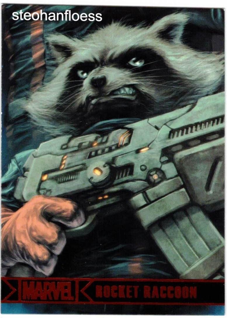 2012 Greatest Heroes Rittenhouse Archives Rocket Raccoon #61 card