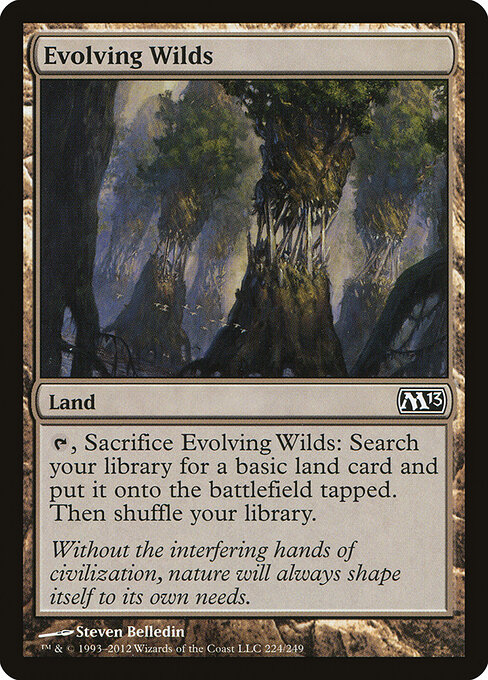 2012 Magic 2013 Evolving Wilds #224 card