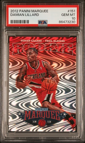 2012 Panini Marquee Damian Lillard #151 card