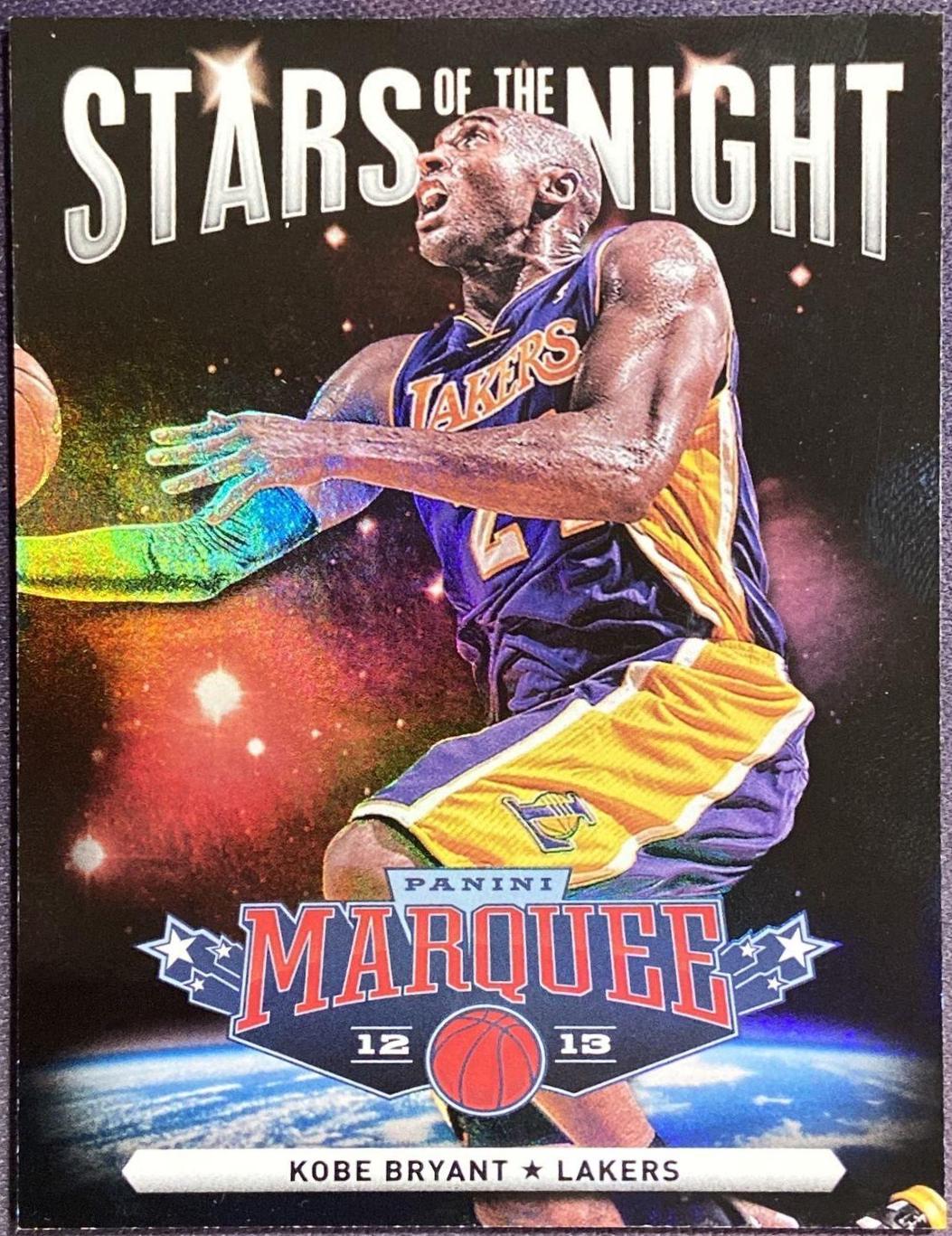 2012 Panini Marquee Stars of the Night Kobe Bryant #2 card