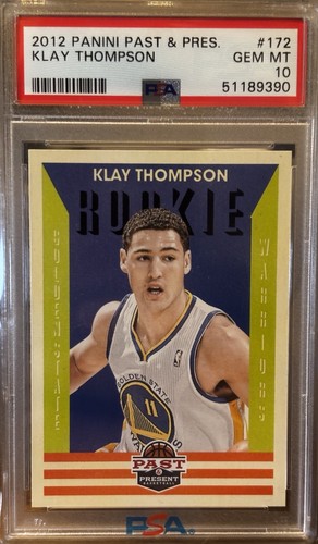 2012 Panini Past & Present Klay Thompson #172 card