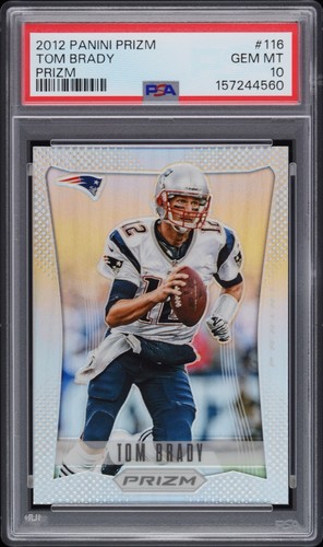2012 Panini Prizm Tom Brady #116 card