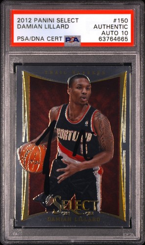 2012 Panini Select Damian Lillard #150 card