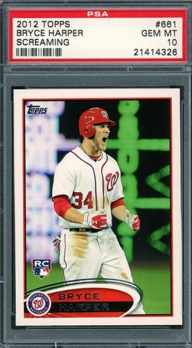 2012 Topps Bryce Harper [Red Helmet Batting Variation] #661 card