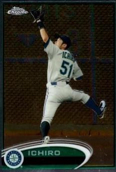 2012 Topps Chrome Ichiro #100 card