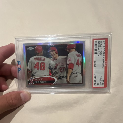 2012 Topps Chrome Mike Trout [Refractor] #144 card