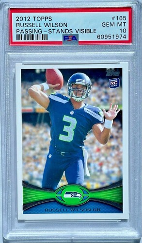 2012 Topps Russell Wilson #165 card