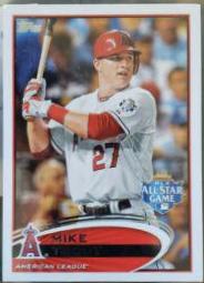2012 Topps Update Mike Trout [At Bat] #US144 card