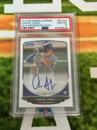 2013 Bowman Chrome Draft Picks & Prospects Autographs Aaron Judge #BCAAJ card