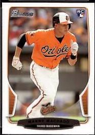 2013 Bowman Draft Picks & Prospects Rookies Manny Machado #4 card