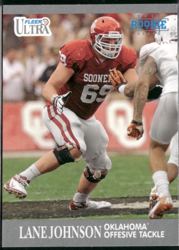 2013 Fleer Retro Lane Johnson #72 card