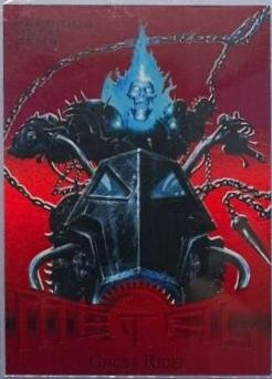 2013 Fleer Retro Metal Ghost Rider [Red Precious Metal Gems] #30 card