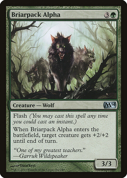 2013 Magic 2014 Briarpack Alpha #166 card