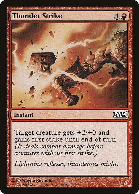 2013 Magic 2014 Thunder Strike #159 card
