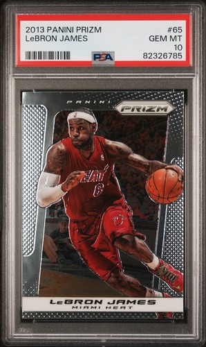 2013 Panini Prizm LeBron James #65 card