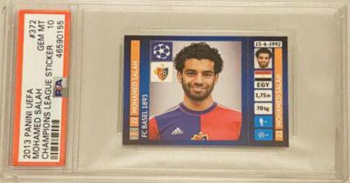 2013 Panini UEFA Champions League Stickers Mohamed Salah #372 card