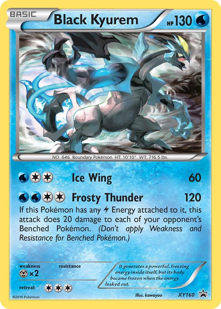 2013 Promo Black Kyurem #XY160 card