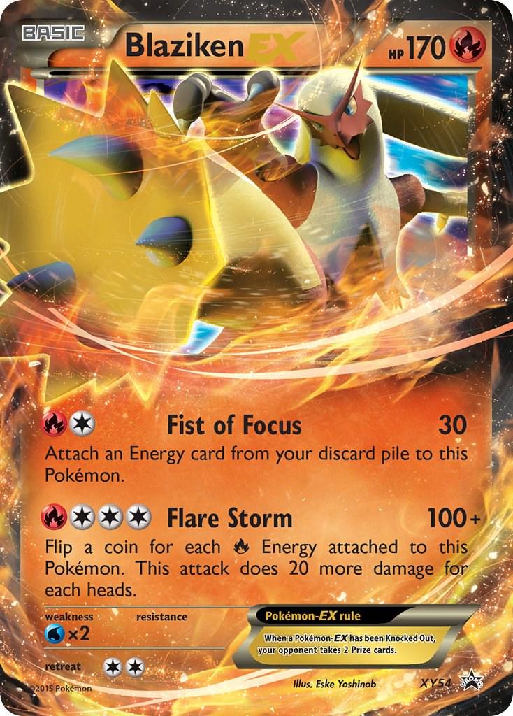 2013 Promo Blaziken EX #XY54 card