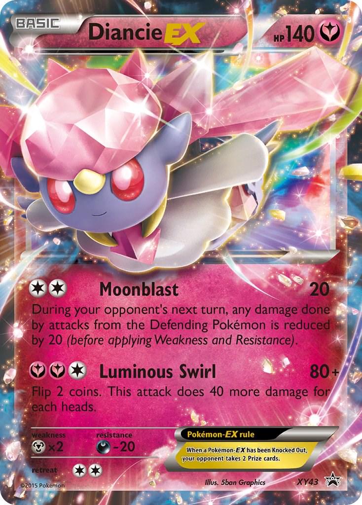 2013 Promo Diancie EX #XY43 card