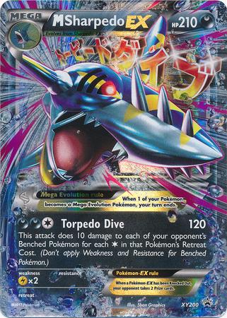 2013 Promo M Sharpedo EX #XY200 card