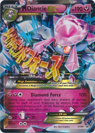 2013 Promo Mega Diancie EX #XY44 card