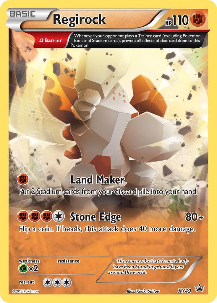 2013 Promo Regirock #XY49 card