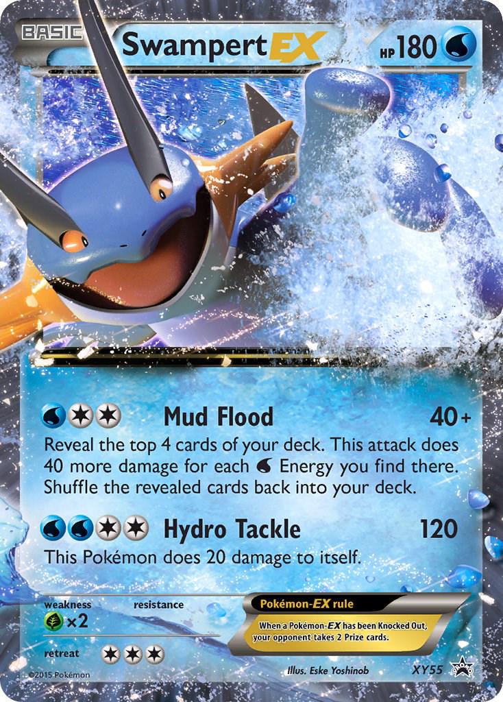 2013 Promo Swampert EX #XY55 card