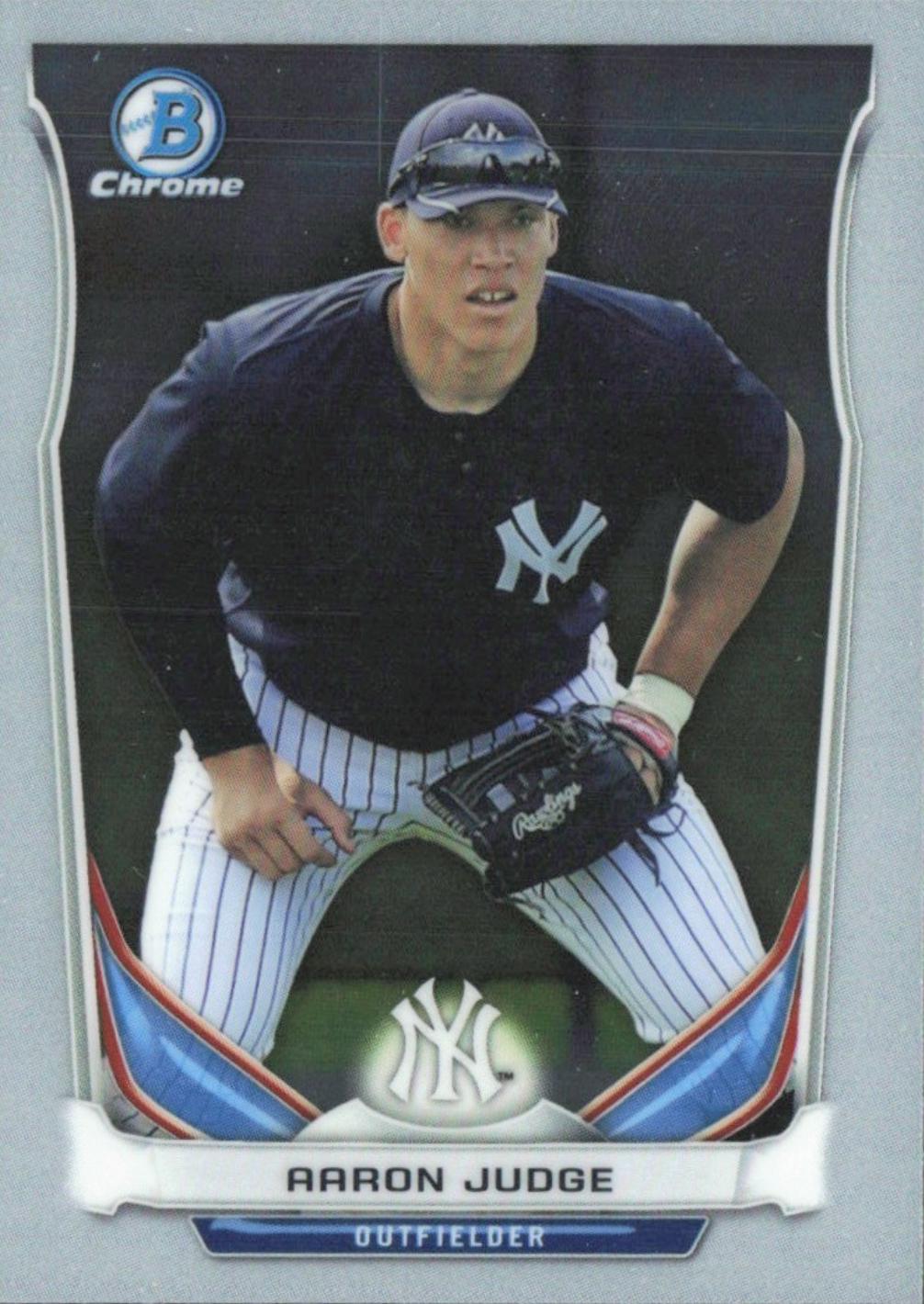 2014 Bowman Draft Picks Top Prospects Aaron Judge [Chrome] #CTP-39 card