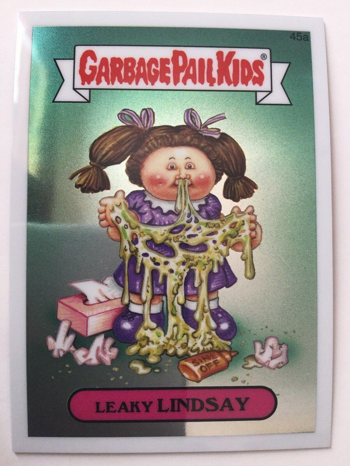 2014 Chrome Leaky LINDSAY #45a card