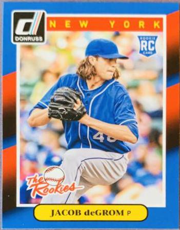 2014 Donruss the Rookies Jacob DeGrom #74 card