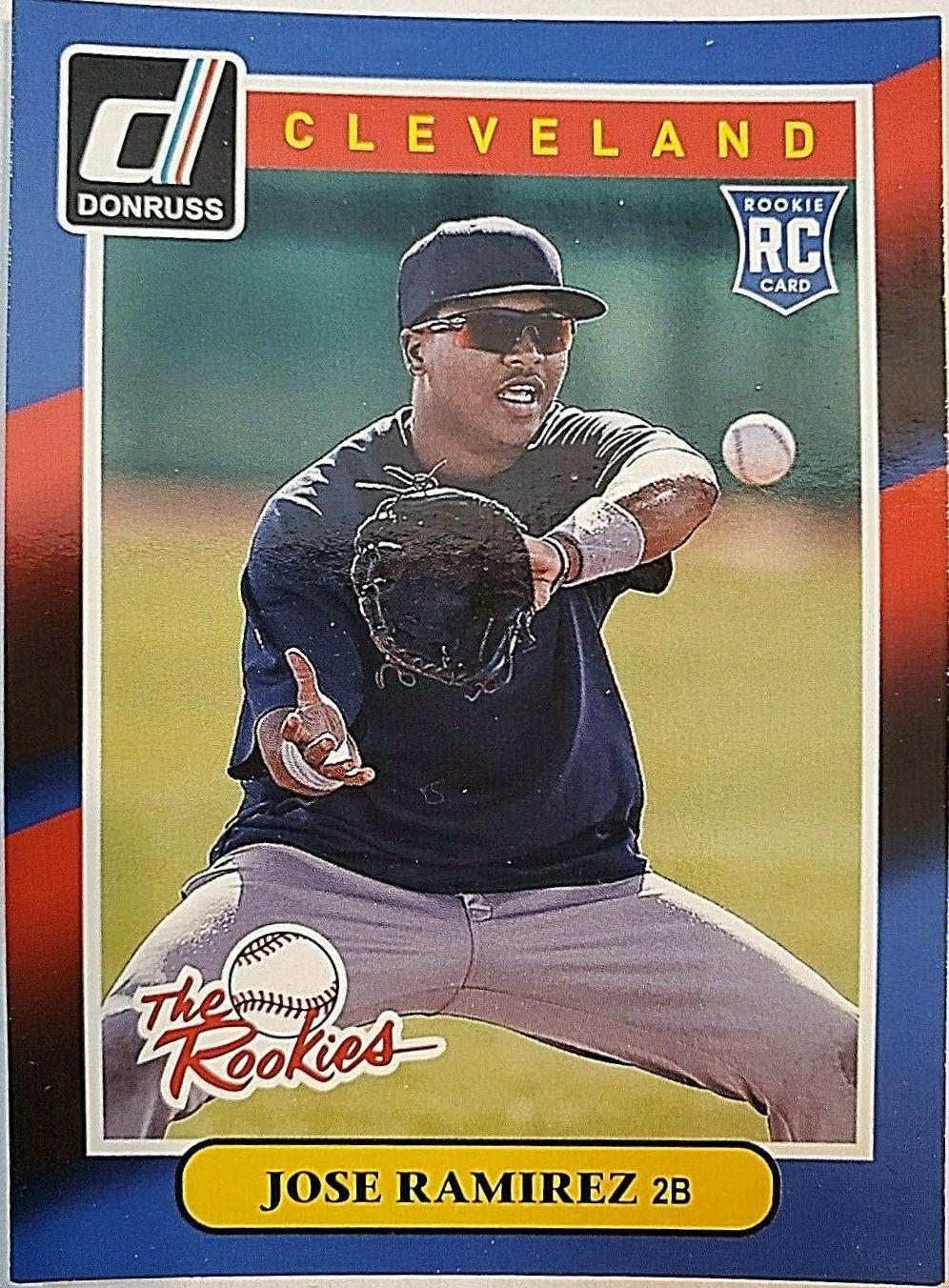 2014 Donruss the Rookies Jose Ramirez #41 card