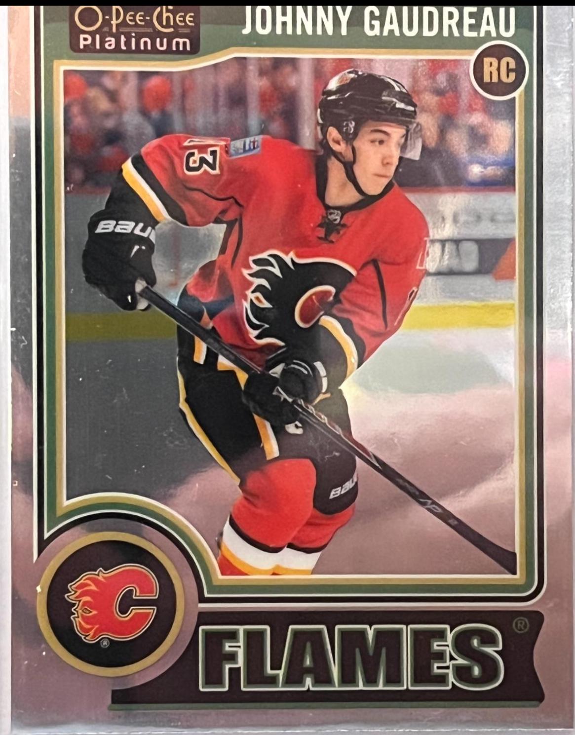 2014 O-Pee-Chee Platinum Johnny Gaudreau #194 card
