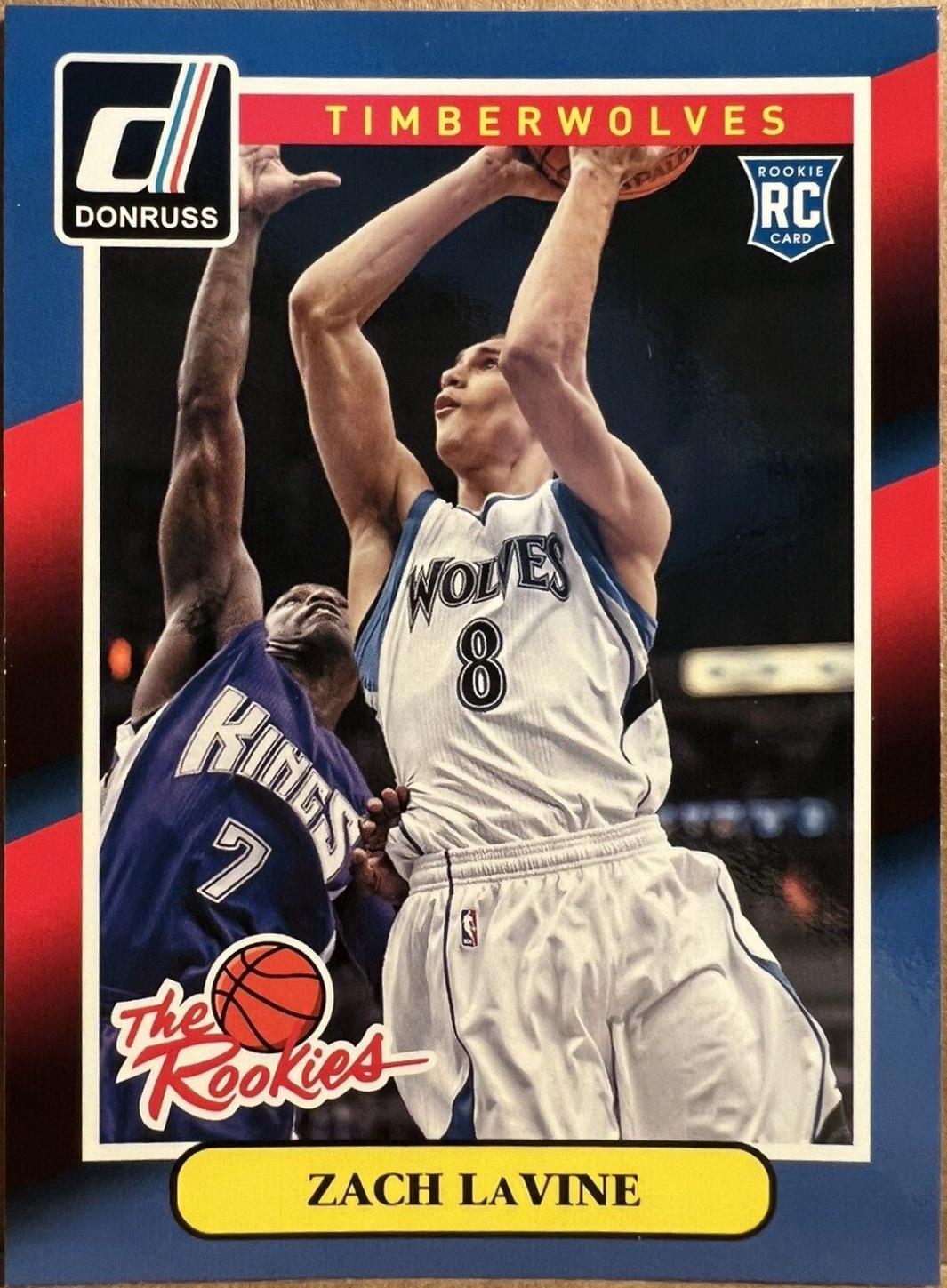 2014 Panini Donruss the Rookies Zach LaVine #7 card