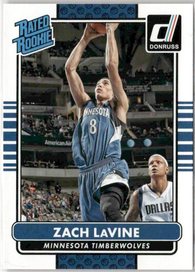 2014 Panini Donruss Zach LaVine #221 card