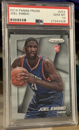 2014 Panini Prizm Joel Embiid #253 card