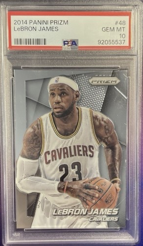 2014 Panini Prizm LeBron James #48 card