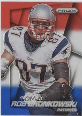 2014 Panini Prizm Rob Gronkowski [Red, White, Blue Prizm] #152 card