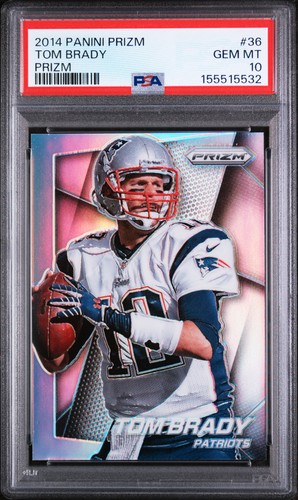 2014 Panini Prizm Tom Brady [Prizm] #36 card
