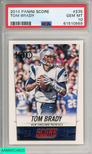 2014 Panini Score Tom Brady #235 card