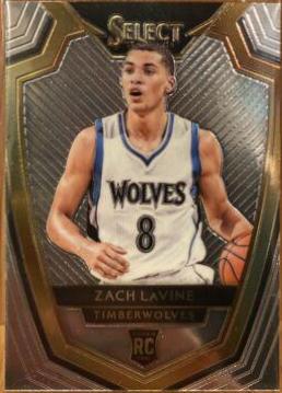 2014 Panini Select Zach LaVine #156 card