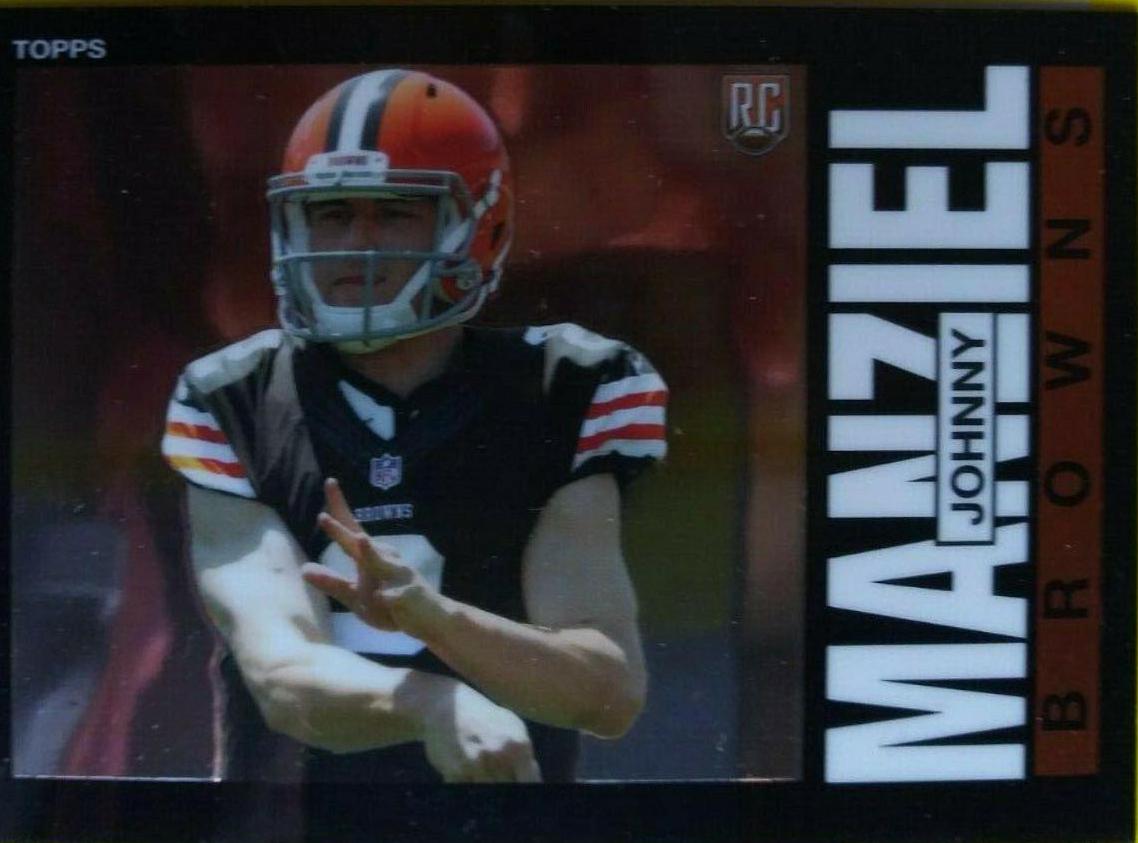 2014 Topps Chrome 1985 Johnny Manziel #26 card