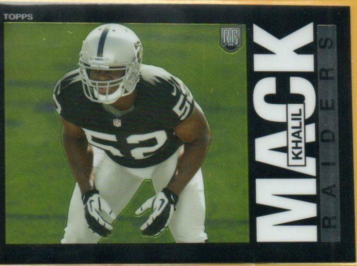 2014 Topps Chrome 1985 Khalil Mack #2 card
