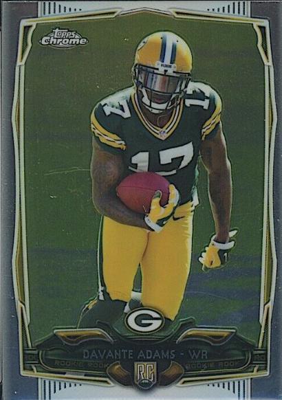 2014 Topps Chrome Davante Adams [Facing Forward] #114 card