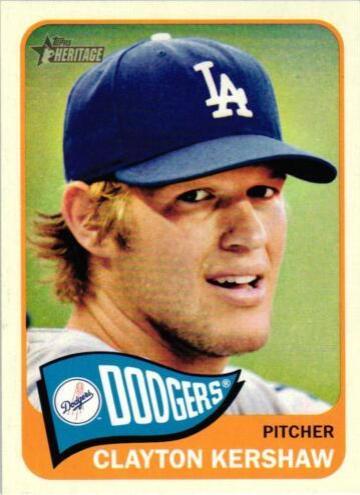 2014 Topps Heritage Clayton Kershaw #300 card