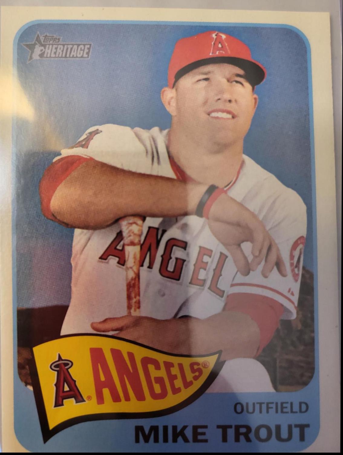 2014 Topps Heritage Mike Trout #250 card